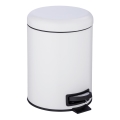 WENKO 24678100 - Cubo LEMAN 21x24 cm blanco/negro