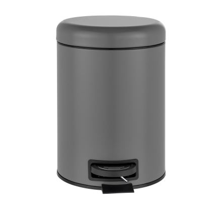 WENKO 24682100 - Cesta LEMAN 21x24 cm gris/negro