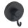 WENKO 24730100-Gancho VACUUM-LOC redondo SCHW 6x6,7 cm negro