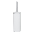 WENKO 24776100 - Escobilla para WC ALASSIO 9,3 x 39,2 cm acero inoxidable/blanco
