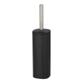 WENKO 24778100 - Escobilla para WC ALASSIO 9,3x39,2 cm acero inoxidable/negra