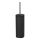 WENKO 24778100 - Escobilla para WC ALASSIO 9,3x39,2 cm acero inoxidable/negra