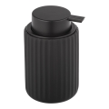 WENKO 24804100 - Dispensador de jabón BELLUNO 8x13,5 cm negro