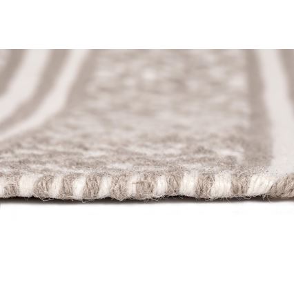 WENKO 24868100-Alfombra de baño SHAKI 50x80 cm beige/blanco