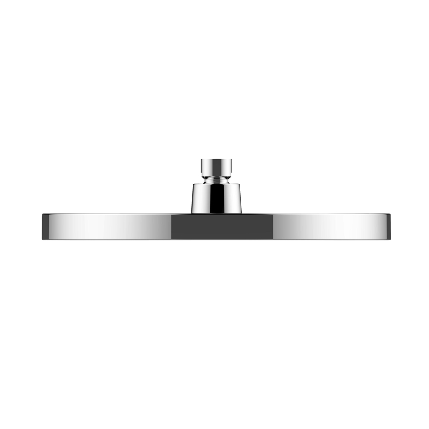WENKO 24910100 - Cabezal de ducha SOFTWATER 26x26 cm cromo brillante/negro