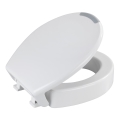 WENKO 25005100-Asiento de inodoro SECURA 37x44 cm blanco/gris