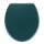 WENKO 25171100-WC Asiento para inodoro PRIMA 37x41 cm verde/plata