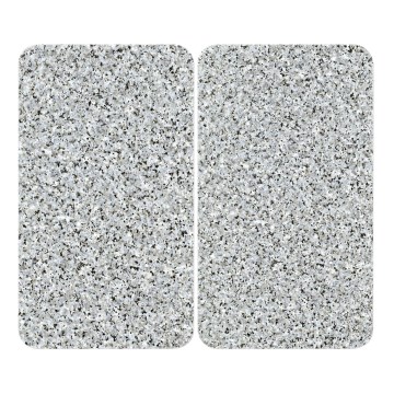 WENKO 2521120500-Funda para tabla ABDECKPLATTE - NEUTRAL 30x52 cm granito/multicolor