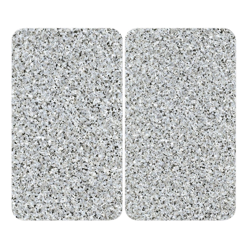 WENKO 2521120500-Funda para tabla ABDECKPLATTE - NEUTRAL 30x52 cm granito/multicolor