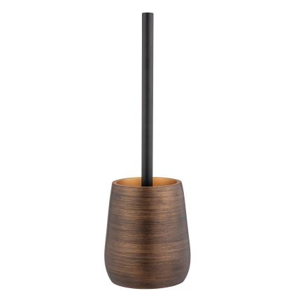 WENKO 25354100 - Escobilla de WC PALENA 12,5x37 cm, acabado en bronce
