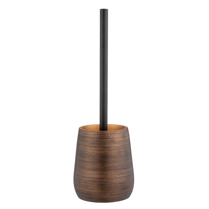 WENKO 25354100 - Escobilla de WC PALENA 12,5x37 cm, acabado en bronce