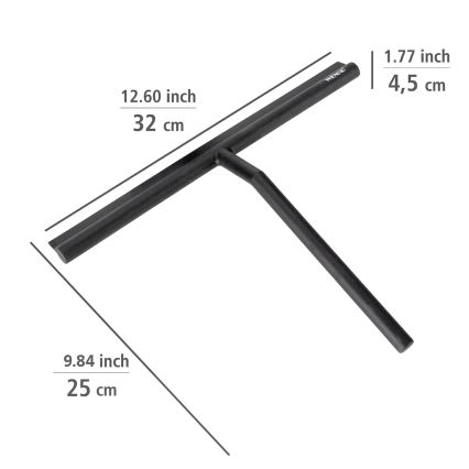WENKO 25358100 - Limpiacristales MOLA 32x30 cm negro