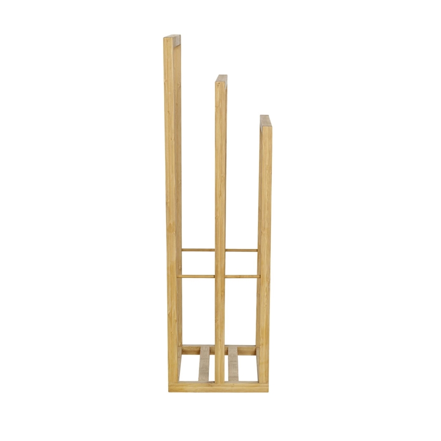 WENKO 25629100 - Toallero de pie BAMBUSA 42,5x82 cm marrón