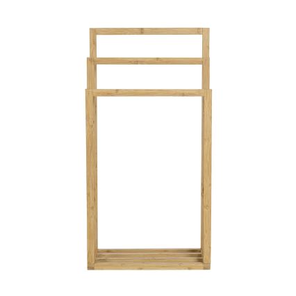 WENKO 25629100 - Toallero de pie BAMBUSA 42,5x82 cm marrón