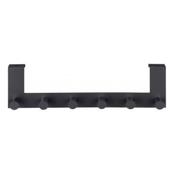 WENKO 25653100 - Perchero CELANO 39x11 cm negro