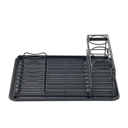 WENKO 54798100 - Escurridor de platos AMY 42,5x31,5 cm negro
