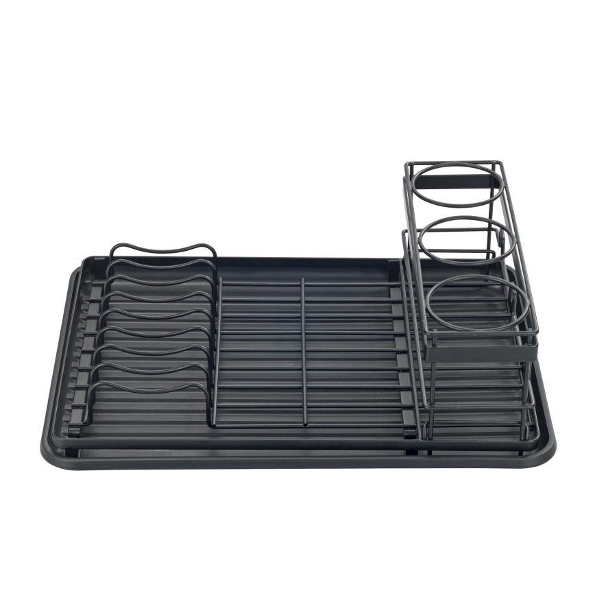 WENKO 54798100 - Escurridor de platos AMY 42,5x31,5 cm negro