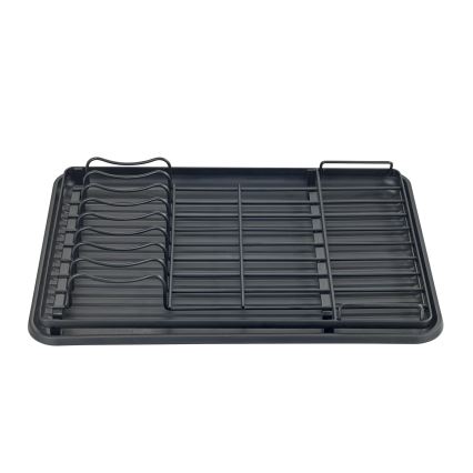 WENKO 54798100 - Escurridor de platos AMY 42,5x31,5 cm negro