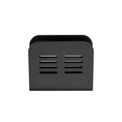 WENKO 55025100-Porta servilletas BLACK OUTDOOR KITCHEN 15x12,5 cm negro
