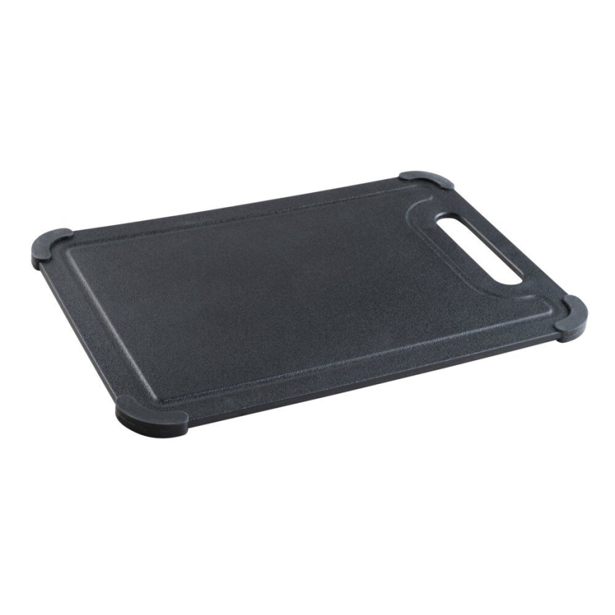 WENKO 55087100 - Tabla de cortar BLACK OUTDOOR KITCHEN 30 x 20,5 cm negra