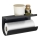 WENKO 71144800 - Portarrollos JET 30x15 cm, negro