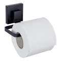 WENKO 71447800 - Soporte para papel higiénico VACUUM-LOC QUADRO ED 14x11 cm negro