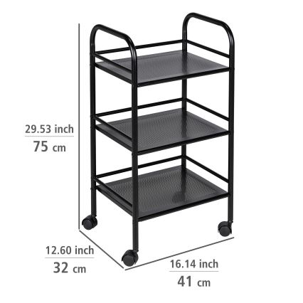 WENKO 71560800 - Carro 41x75 cm negro