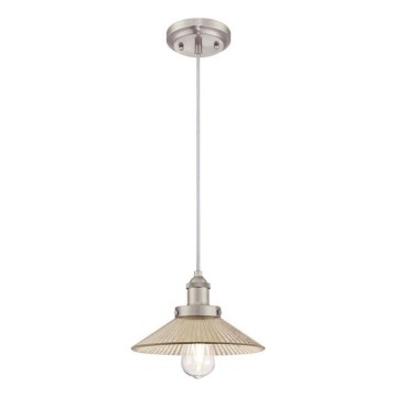 Westinghouse 6338840 - Lámpara colgante con cable BONNIE 1xE27/60W/230V, diámetro 25 cm