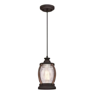 Westinghouse 6361740 - Lámpara colgante con cable CANYON 1xE27/60W/230V Ø 19 cm