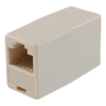 Winner Group - Acoplador para cables RJ45 blanco