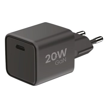 Winner Group - Adaptador de carga rápida 1xUSB-C Power Delivery 20W negro