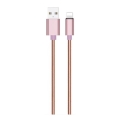 Winner Group - Cable USB Lightning / USB-A 1m rosa