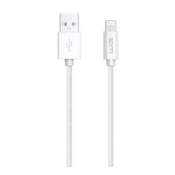 Winner Group - Cable USB MFI Lightning / USB-A 1m blanco