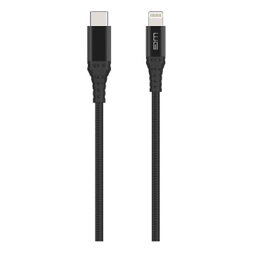 Winner Group - Cable USB MFI Lightning / USB-C 1m negro