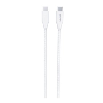 Winner Group - Cable USB USB-C / USB-C 120W 1,5m blanco