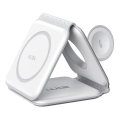 Winner Group - Cargador inalámbrico plegable 3 en 1 MAXFLEX 22,5 W blanco