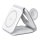 Winner Group - Cargador inalámbrico plegable 3 en 1 MAXFLEX 22,5 W blanco