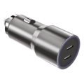 Winner Group - Cargador para coche 2xUSB-C Power Delivery 60W plata