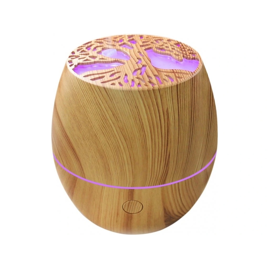 Winner Group - Difusor aromático ultrasónico LED RGB y humidificador de aire de 120 ml