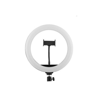 Winner Group - Lámpara de mesa LED regulable con trípode y soporte para vlogging LED/10W/5V
