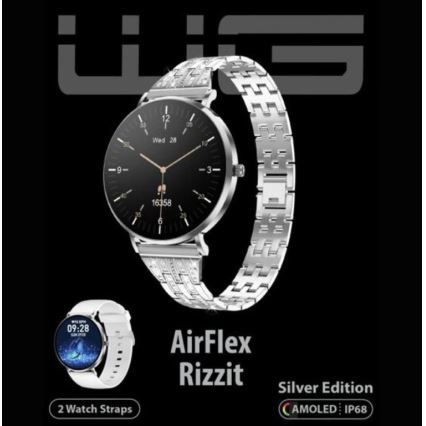 Winner Group - Reloj inteligente AirFlex3 Rizz 200 mAh IP68 plata