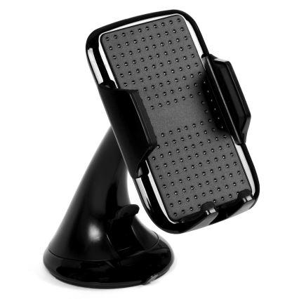 Winner Group - Soporte de teléfono para coche para parabrisas negro
