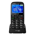Winner Group - Teléfono móvil para personas mayores, batería de 1600 mAh, negro