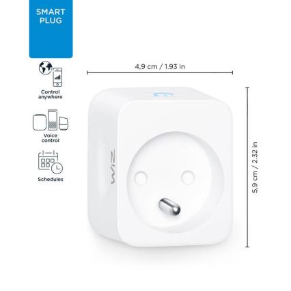 WiZ - Enchufe inteligente E 2300W Wi-Fi