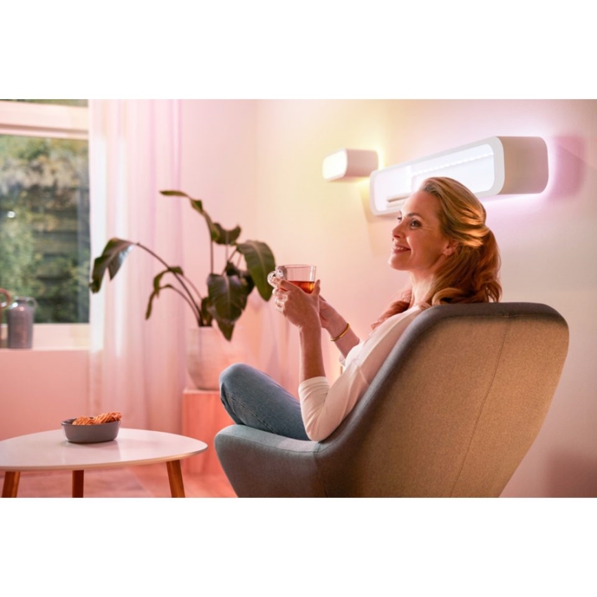 WiZ - Foco LED regulable IMAGEO 1xGU10/4,9W/230V 2700-6500K CRI 90 Wi-Fi blanco