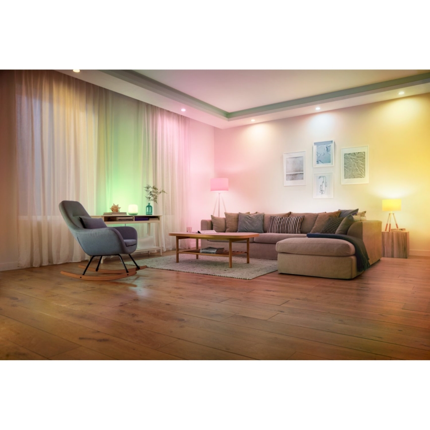 WiZ - Lámpara de mesa LED RGBW regulable LED/9W/230V 2200-6500K Wi-Fi
