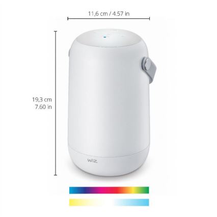 WiZ - Lámpara portátil regulable LED RGBW MOBILE LED/13,5W/5V 2200-6500K Wi-Fi 1800 mAh