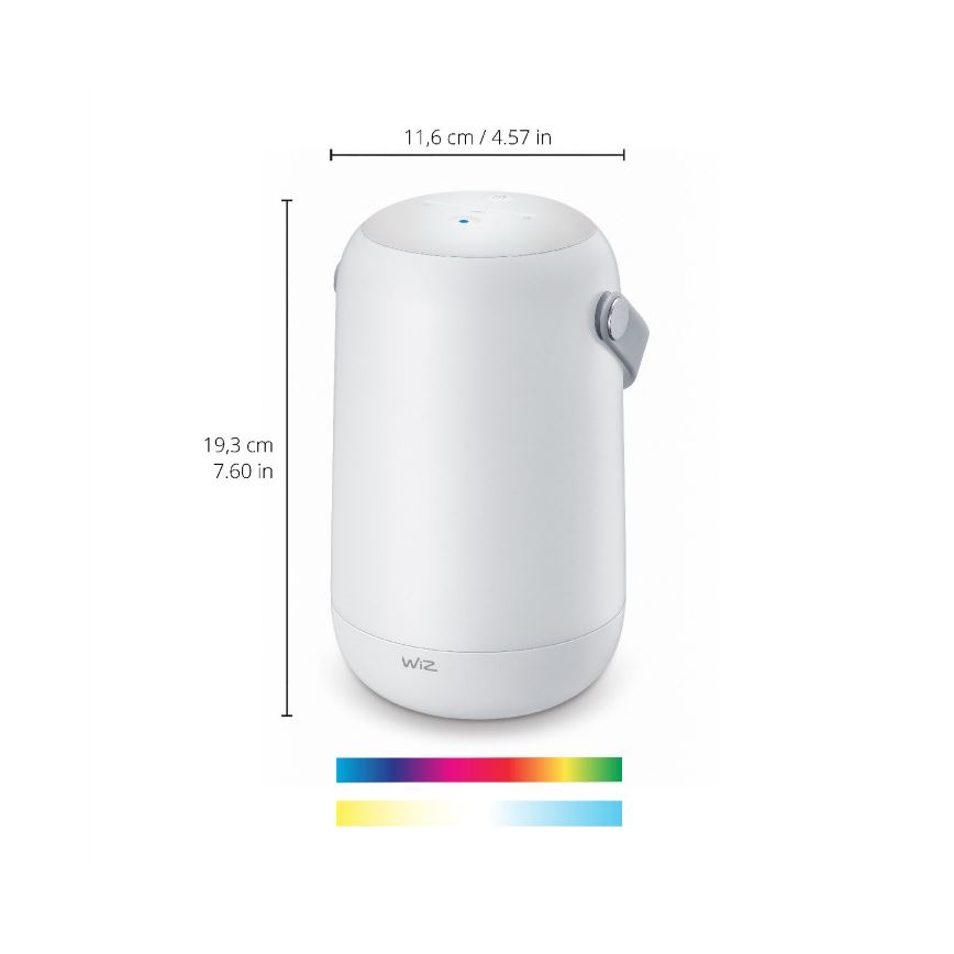 WiZ - Lámpara portátil regulable LED RGBW MOBILE LED/13,5W/5V 2200-6500K Wi-Fi 1800 mAh