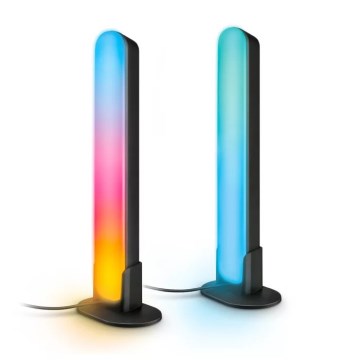 WiZ - Pack de 2 luminarias LED RGBIC regulables GRADIENT LED/8,2W/230V 2700-6500K Wi-Fi