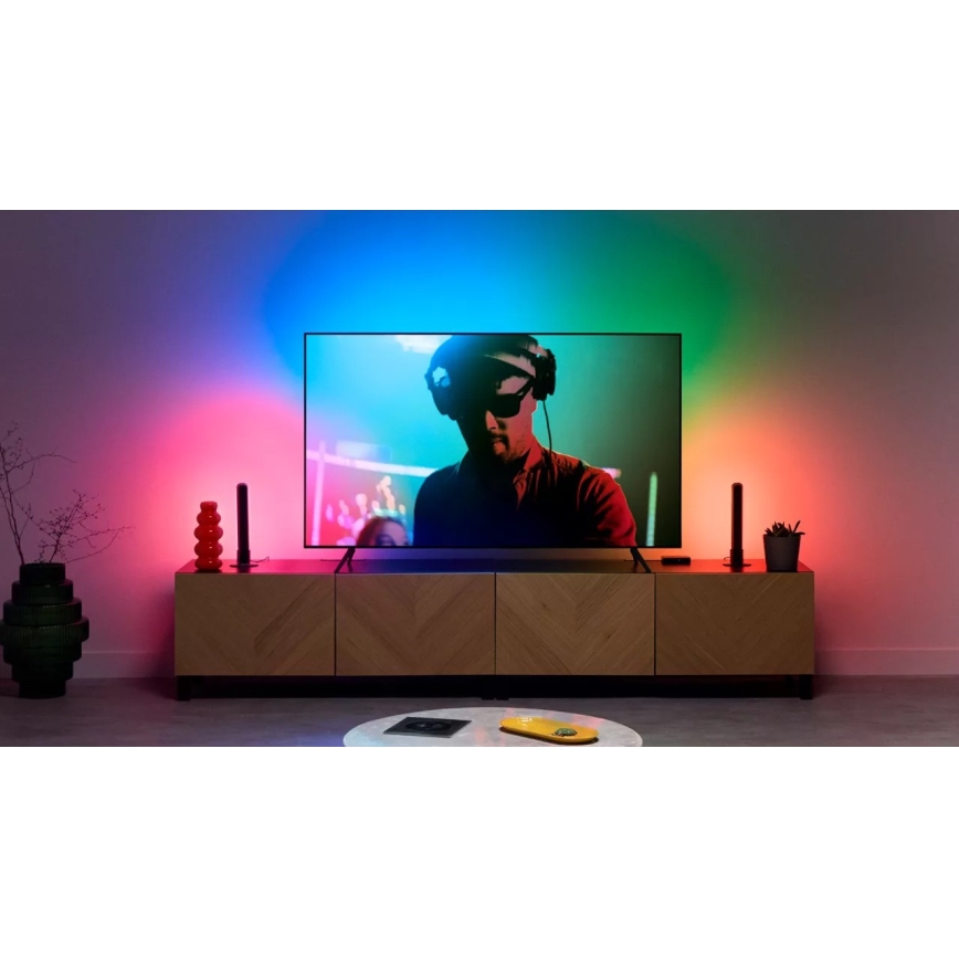 WiZ - Pack de 2 luminarias LED RGBIC regulables GRADIENT LED/8,2W/230V 2700-6500K Wi-Fi